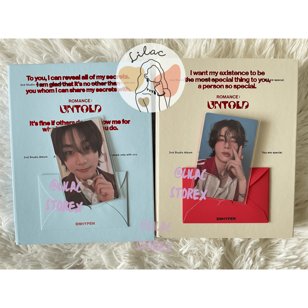 ENHYPEN การ์ดบั้ม romance untold