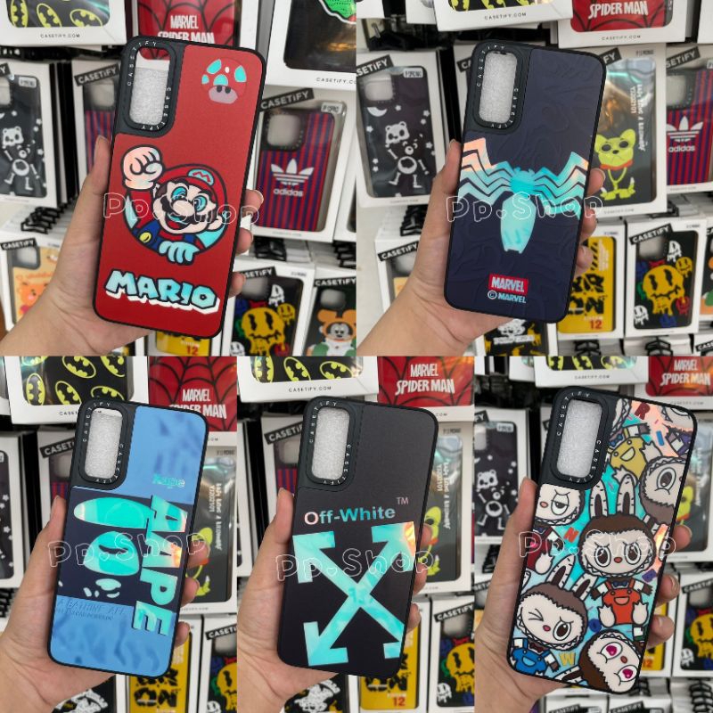 🇹🇭เคสCasetifyเรืองแสงลายการ์ตูน📦สำหรับรุ่นRealmeNote50,Realme12(5G),Realme12X