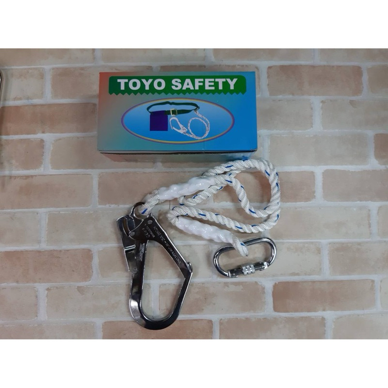 TOYO SAFETY ชุดกันตกจากที่ราคาประหยัดคุณภาพสูง ผลิตจากสาย Polyester ขนาด 45 mm D Ring ทั้งหมด 1 จุด 