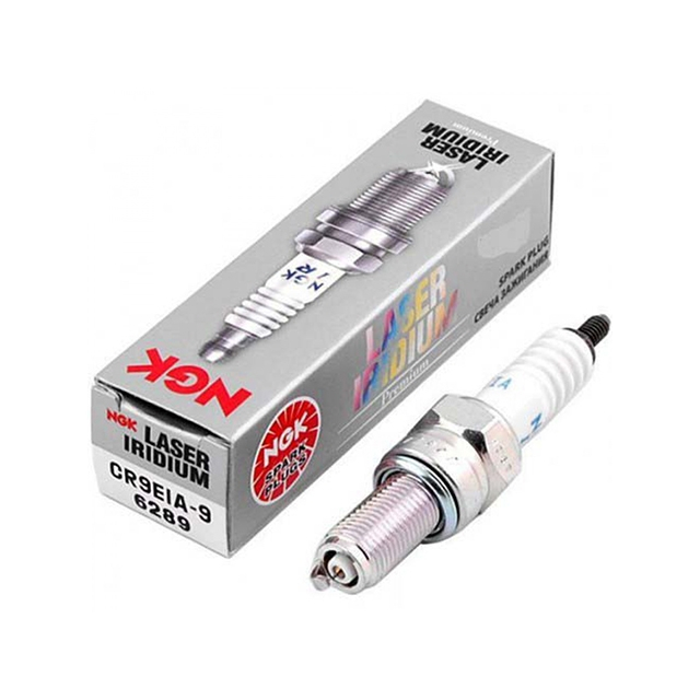 หัวเทียน NGK CR9EIA-9 Laser Iridium สำหรับมอเตอร์ไซค์ Ninja650 Versys650 Er-6n Z900 Z1000 Hayabusa (