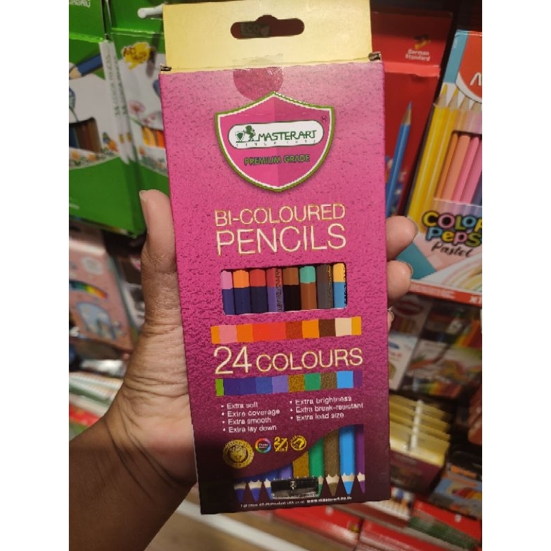 สีไม้มาสเตอร์อาร์ต24สี