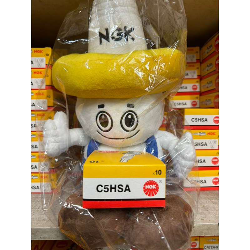 หัวเทียน NGK C5HSA เกลียวสั้น ยกกล่อง(บรรจุ10หัว)แท้ 100% สำหรับ รถเวฟเก่า ดรีมเก่า เกลียวสั้น
