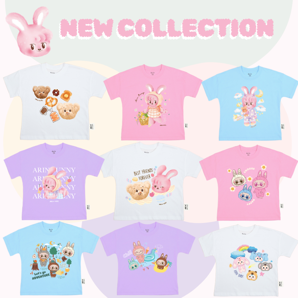 เสื้อยืดลาบู้ลายใหม่ ลายน้องเอริน รุ่น RD พร้อมส่งแล้วค่า
