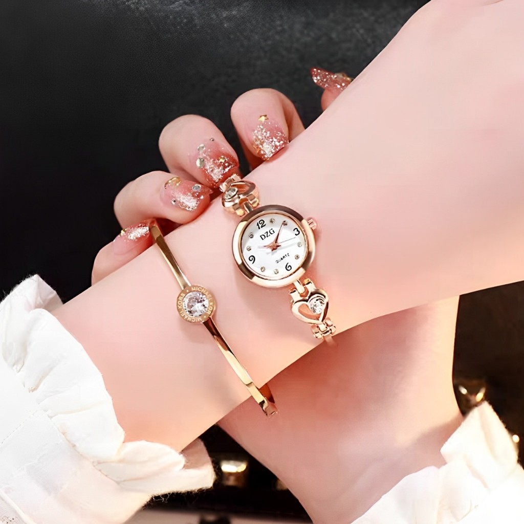 ⌚นาฬิกาข้อมือผู้หญิงหนุ่มสาว⌚กันน้ำได้ 100% สายสเตนเลส นาฬิกา นาฬิกาข้อมือผู้หญิง  นาฬิกาข้อมือควอตซ์แฟชั่น