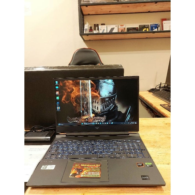 HP VICTUS 15-FB2105AX R5-8645HS RTX2050 RAM16GB.DDR5 SSD512GB.Gen4 สภาพนางฟ้า99.9%