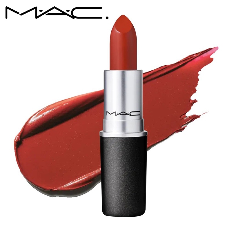ของแท้ % MAC Matte Lipstick 3g ลิปสติกที่ติดทนนานไม่ซีดจางและไม่ติดถ้วย