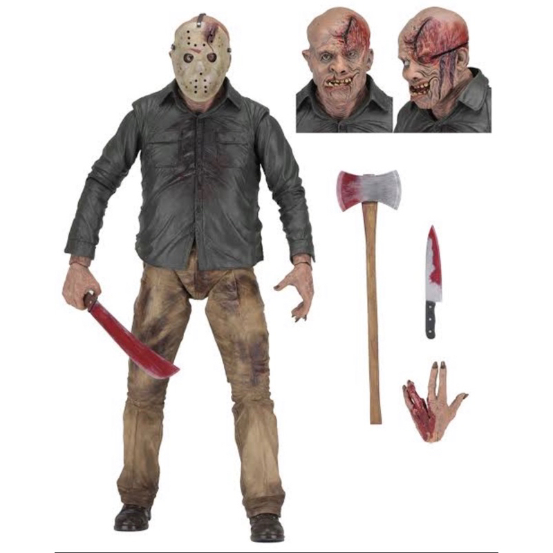 [no box] 1:4 Jason the Friday 13th NECA action figure 1/4scale