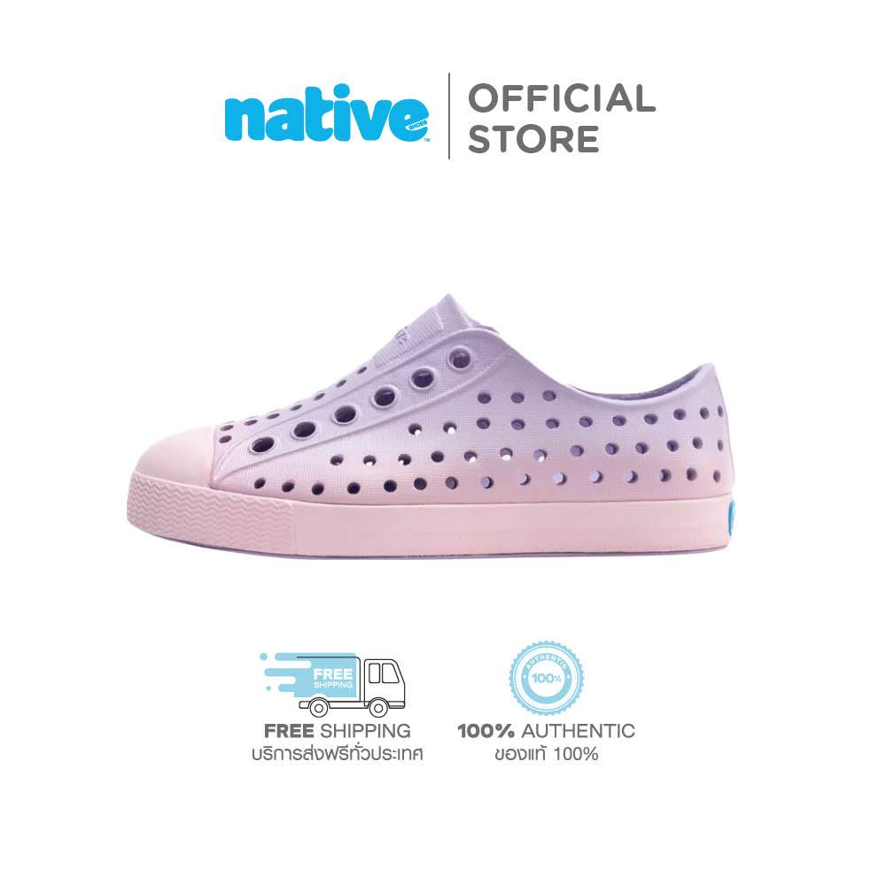 Native รองเท้ากันน้ำเด็กโต EVA รุ่น Jefferson Sugarlite Ombre Tarlet Purple / Barely Pink / Tartlet Barely Ombre