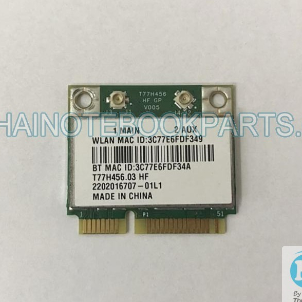การ์ด Wireless Lan Card Acer Aspire E5-411G E3-111 WiFi Wireless Card T77H456.03 BCM943142HM (มือสอง