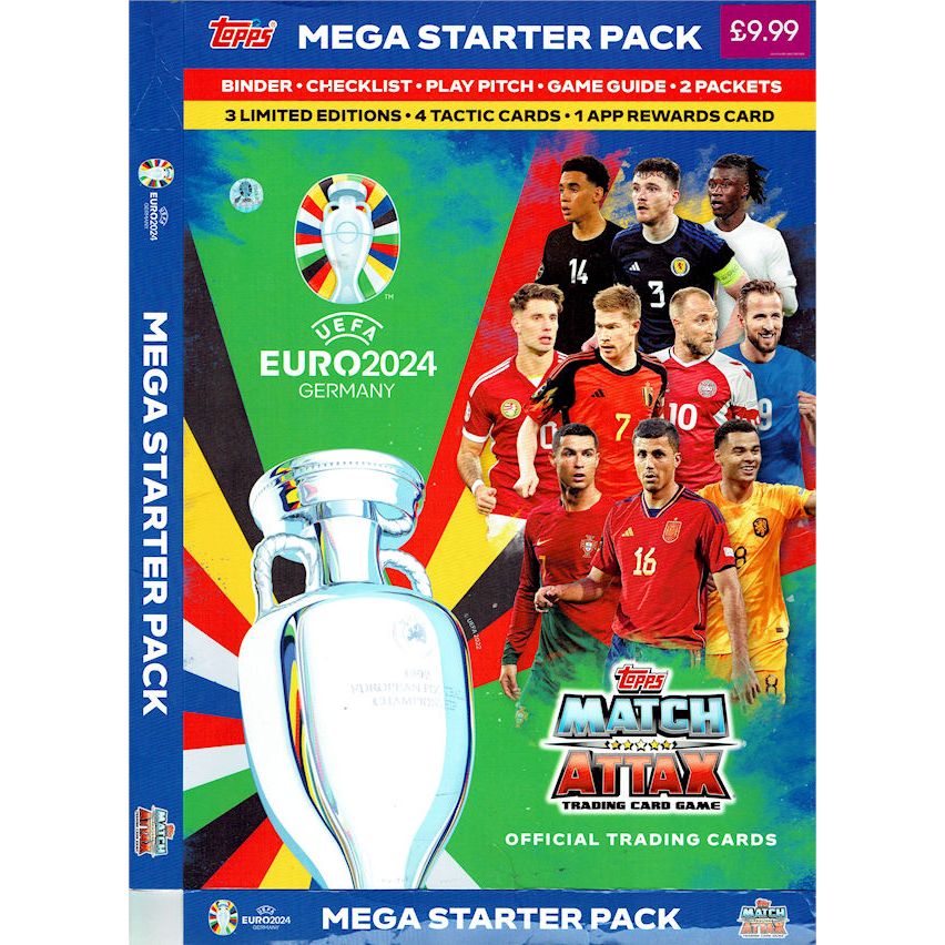 TP--EURO24--starter EURO 2024 Match Attax Starter Pack Match Attax 1 EN Set TP--EURO24--starter