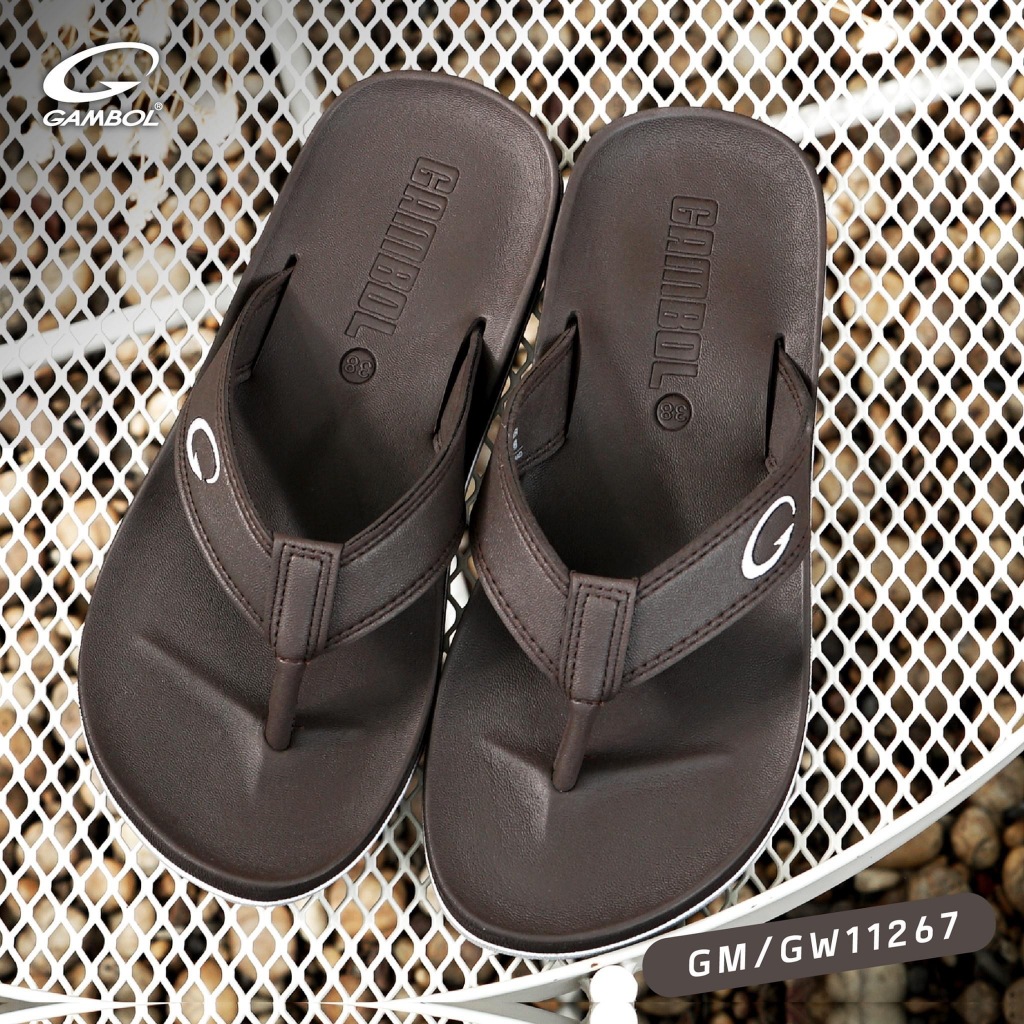 GAMBOL EVA รองเท้าแตะ รองเท้าแตะแบบคีบ รองเท้าแตะหูหนีบ แกมโบล รุ่น 11267 ชาย-หญิง (เบอร์ 36-46)
