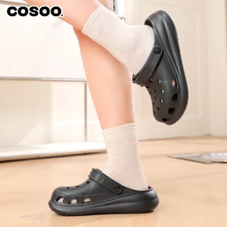 COSOO รองเท้าแตะ รองเท้าหัวโต รองเท้าแฟชั่น พื้นหนา กันลื่น ระบายอากาศได้ดี นุ่มสบายเท้า รุ่น CS-H01