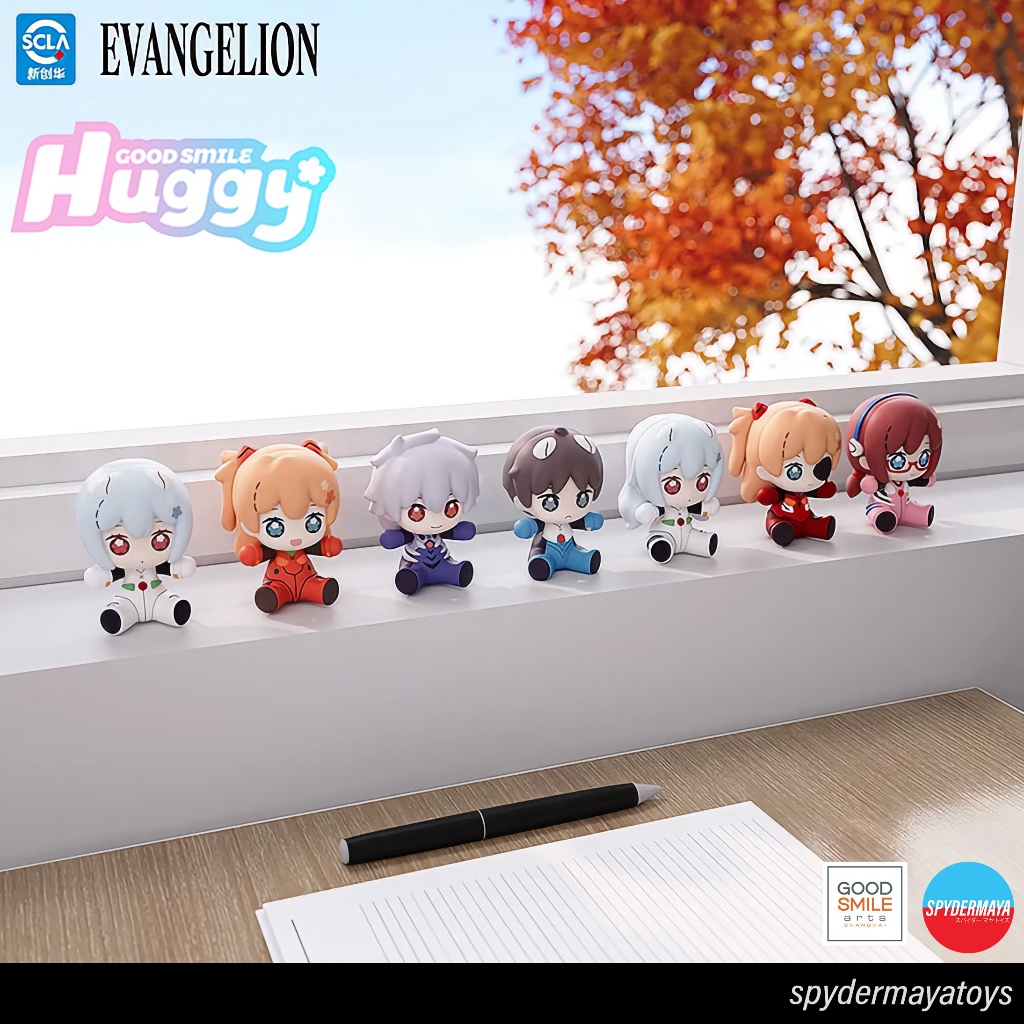 [Pre-Order] Huggy Good Smile  Evangelion - Rei, Asuka, Kaworu, Shinji, Mari - Good Smile Company