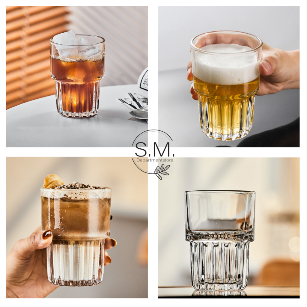 SM.แก้วกาแฟ แก้ววิสกี้ไวน์ เหมาะสำหรับใช้ในคาเฟ่