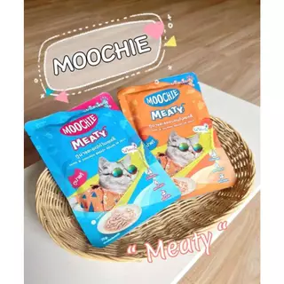 ยกโหล12ซอง Moochie Catมูชี่ อาหารเปียกแมวเพื่อสุขภาพ ไม่เติมเกลือ มูชี่แมว
