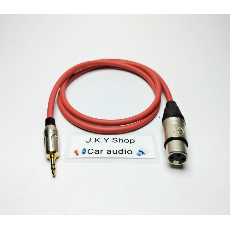 สาย AUX3.5-XLRเมียสายนี่ห้อ Dynacom JSL 021หัวแจ็ค 3.5 Mitsumi XLR LIDGE
