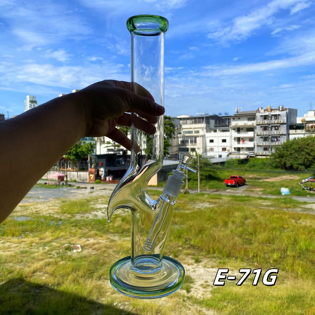 บ้องแก้ว 40CM บ้องแก้วใหญ่ หลอดแก้ว หนา5-7มิล บ้อง ขนาดใหญ่ หลอดวิทยาศาสตร์ Glass Bong อุปกรณ์ครบชุด