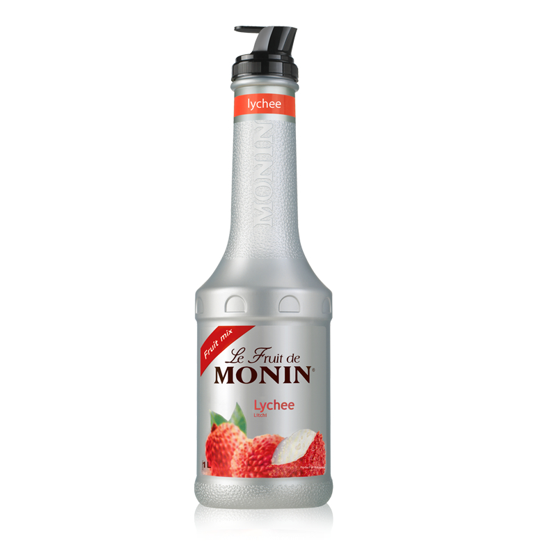 MONIN Lychee Fruit Mix 1L ลิ้นจี่ฟรุ๊ตมิกซ์ 1 ลิตร