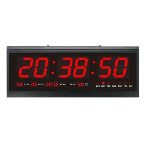 THAI SUN SPORT นาฬิกาดิจิตอล LED DIGITAL CLOCK รุ่น HMLV-00001 สีดำ-แดง