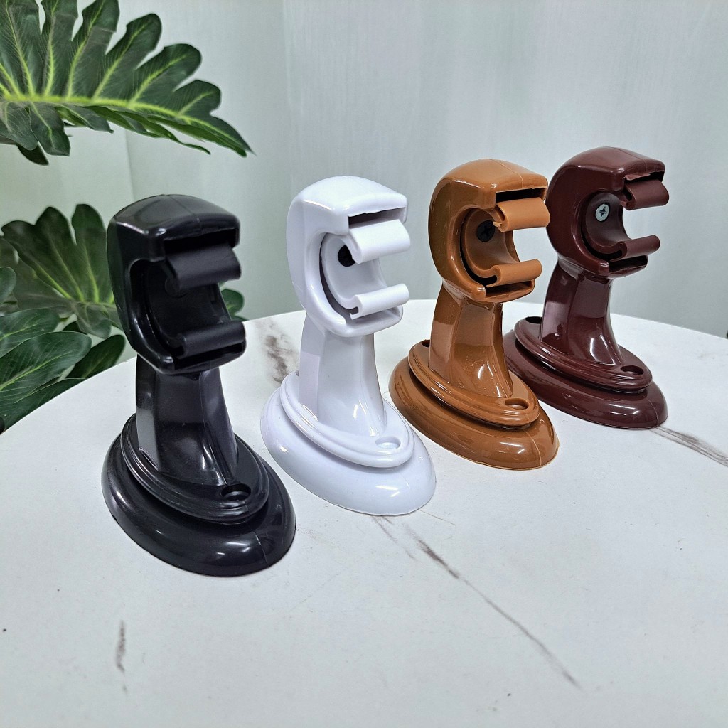 ขาจับพลาสติก 1 ชั้น สำหรับยึดราวม่าน