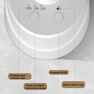 YOOGOO เครื่องกดน้ำอัตโนมัติ พับเก็บได้ Water Dispenser Pump ค่าใช้จ่ายUSB กดน้ำอัตโนมัต เครื่องกดน้ำถังอัตโนมัติ