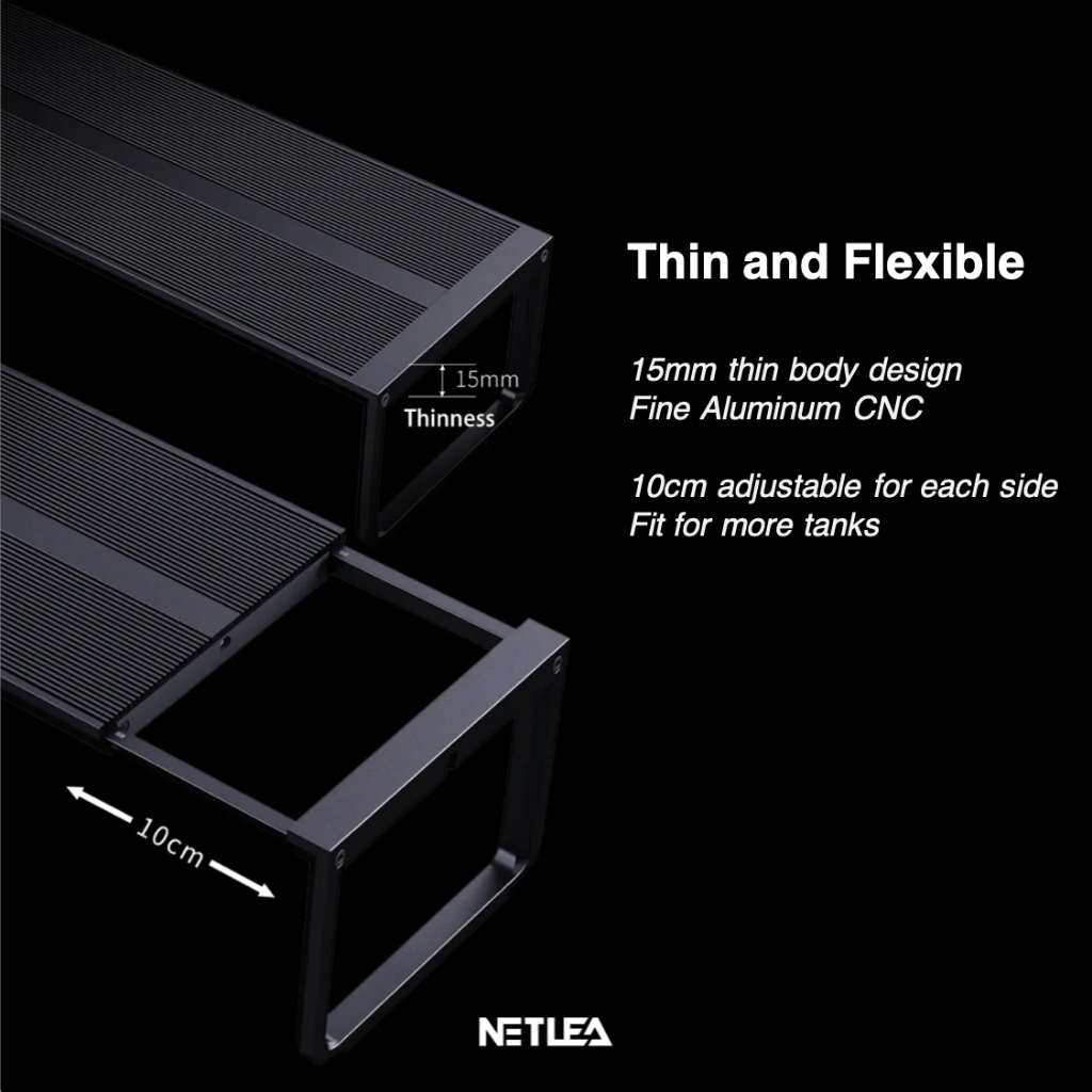 Netlea AT5S Series 3rd Gen โคมไฟ RGB LED สำหรับตู้ไม้น้ำ ควบคุมผ่าน Application และสั่งงานผ่านเสียงได้ - รูปที่ 4