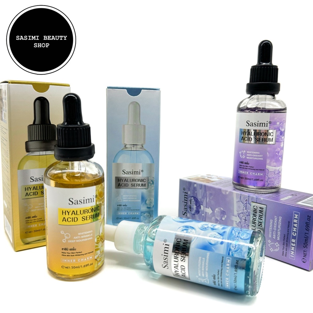 Sasimi Moisture Hyaluronic Acid Serum เซรั่มบำรุงผิวหน้า เติมความชุ่มชื้น ผิวอิ่มฟู ดูอ่อนเยาว์