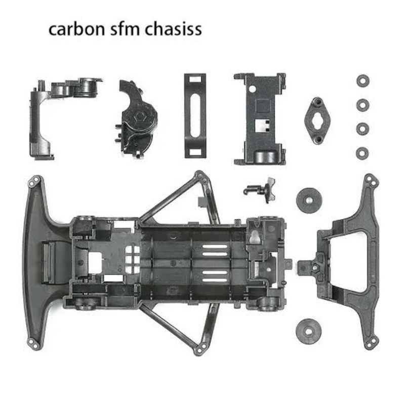 Tamiya Mini4wdโครง คาบอน SFM 95239 Carbon Reinforced Super FM Chassis Set