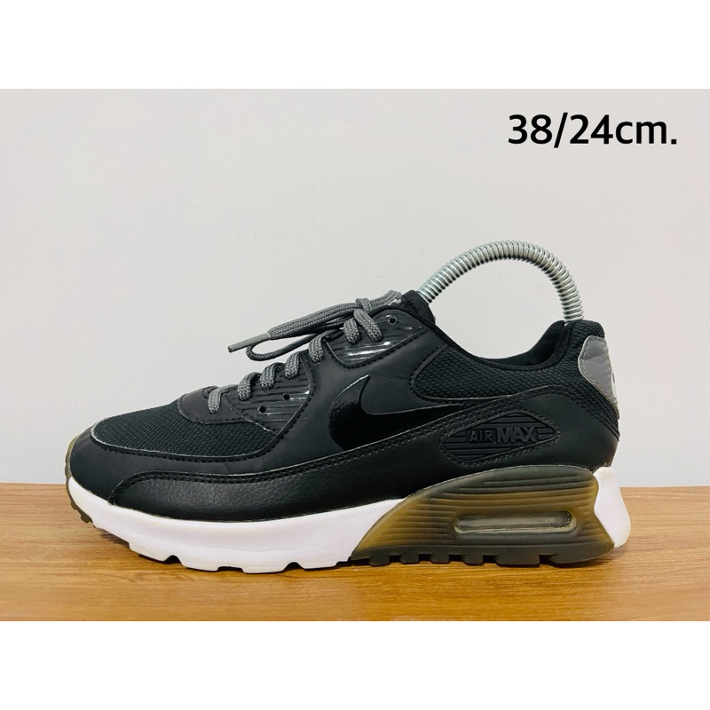 รองเท้ามือสอง Nike air max 90 ultra essential black dark grey