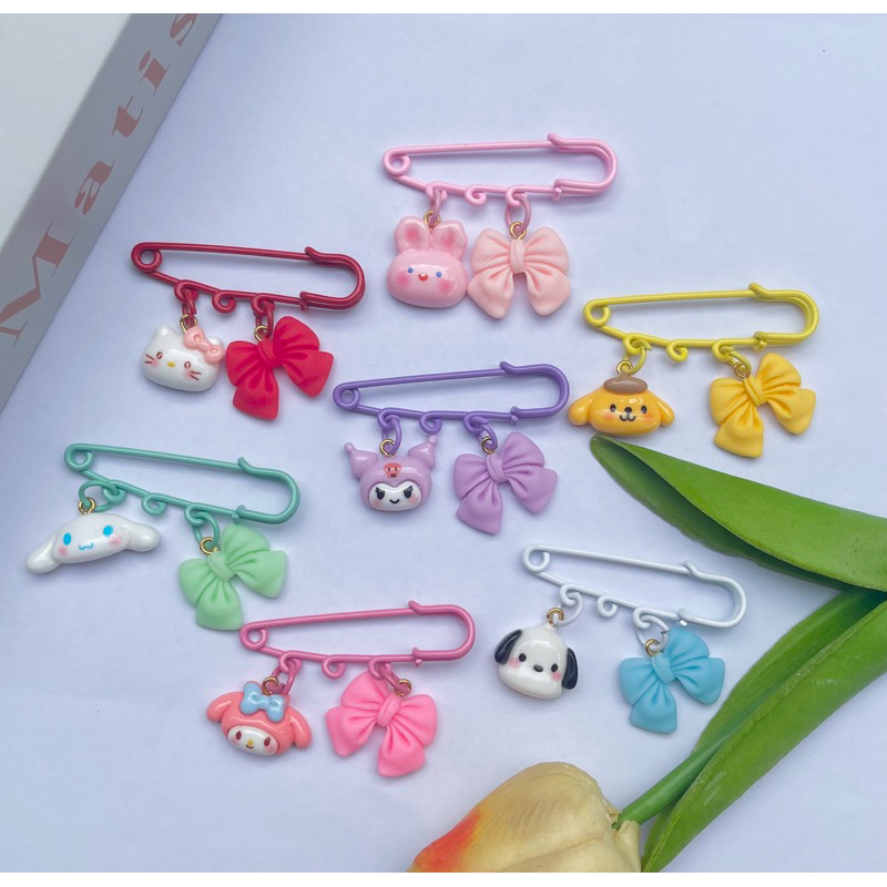 พร้อมส่ง เข็มกลัด แฟชั่น เข็มกลัดคนท้อง เข็มกลัดเกาหลี ปรับขนาดเอว เครื่องประดับ