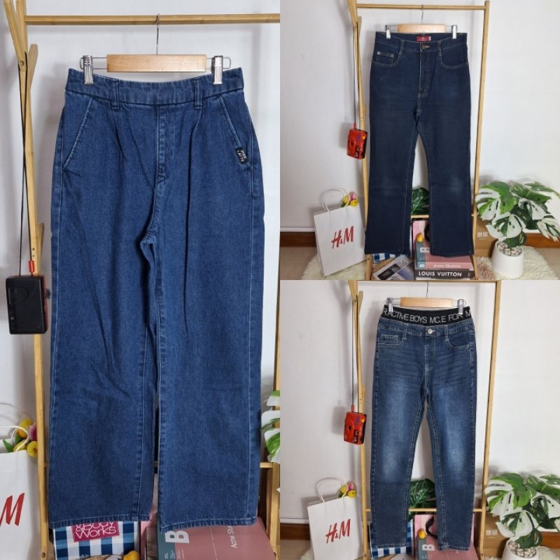 (รวมเอวสูง) กางเกงยีนส์มือสอง งานญี่ปุ่น (Post JP)