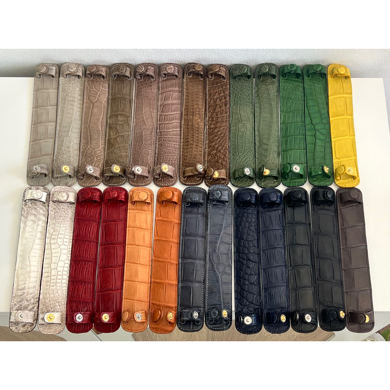 ⚡️พร้อมส่ง⚡️ RATCHA_กระเป๋าหนังจระเข้แท้ ที่รองบ่าหนังจระเข้แท้ Shoulder Pad