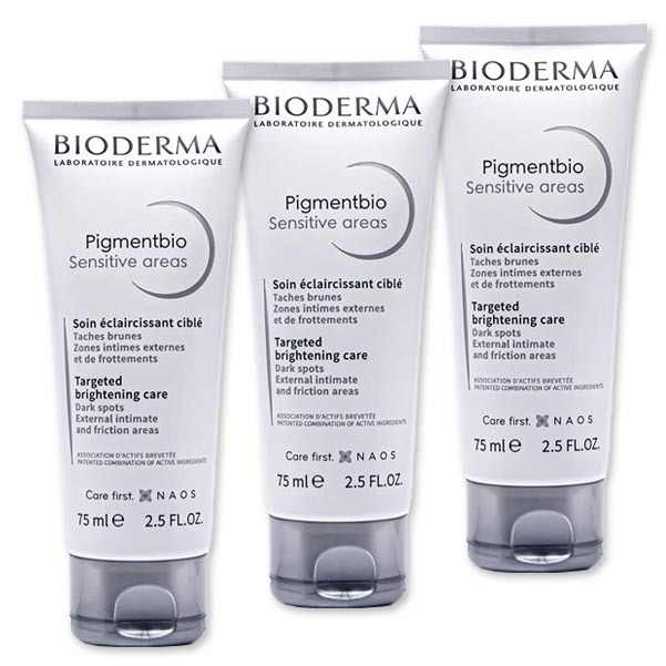 [ชุด 3 ชิ้น] Bioderma Pigmentbio White Sensitive Cream 75mL, เครื่องสำอางค์แต่งหน้า