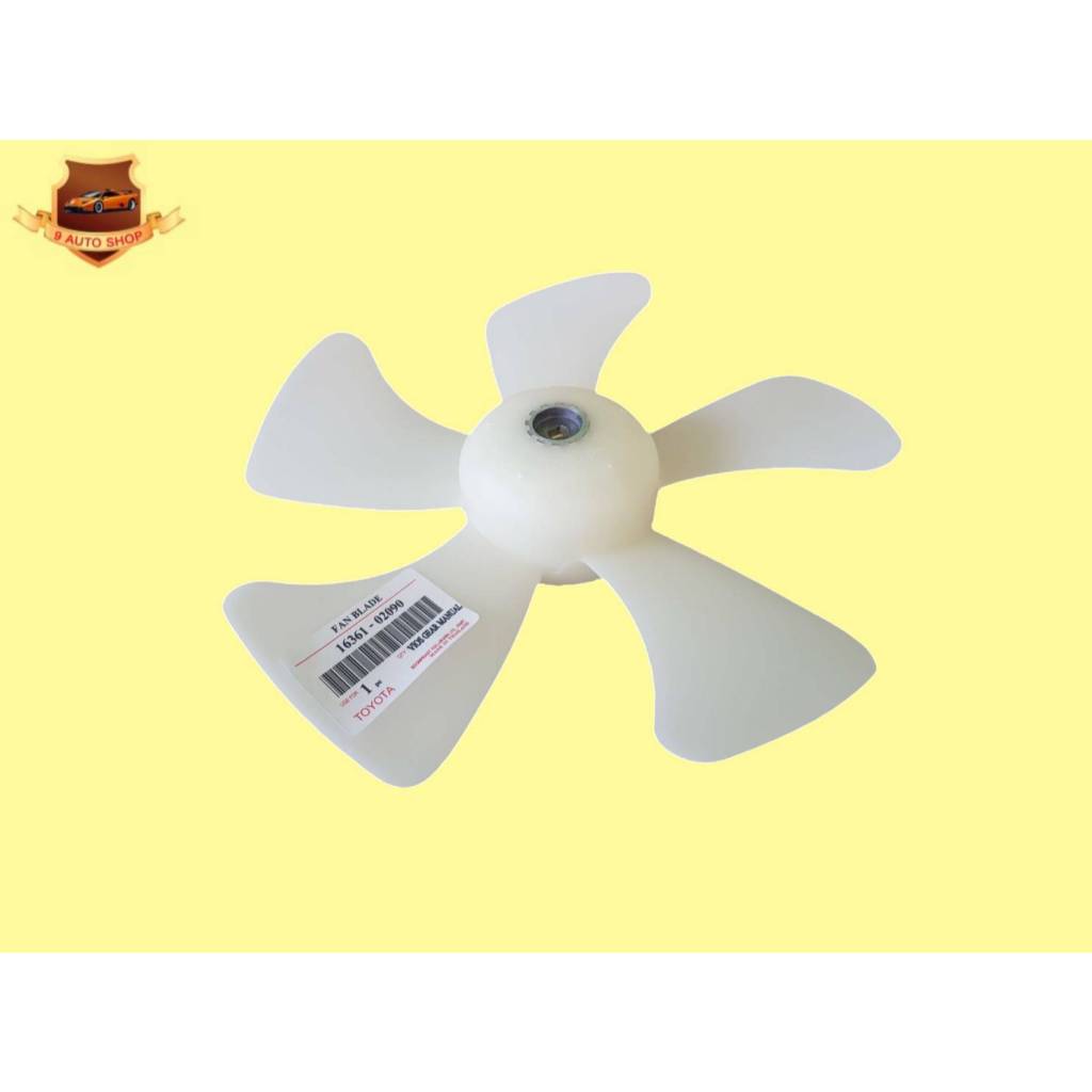ใบพัดลมหม้อน้ำ TOYOTA VIOS,1NZ-FE, รุ่นเกียร์ธรรมดา ราคาอันละ280บาท