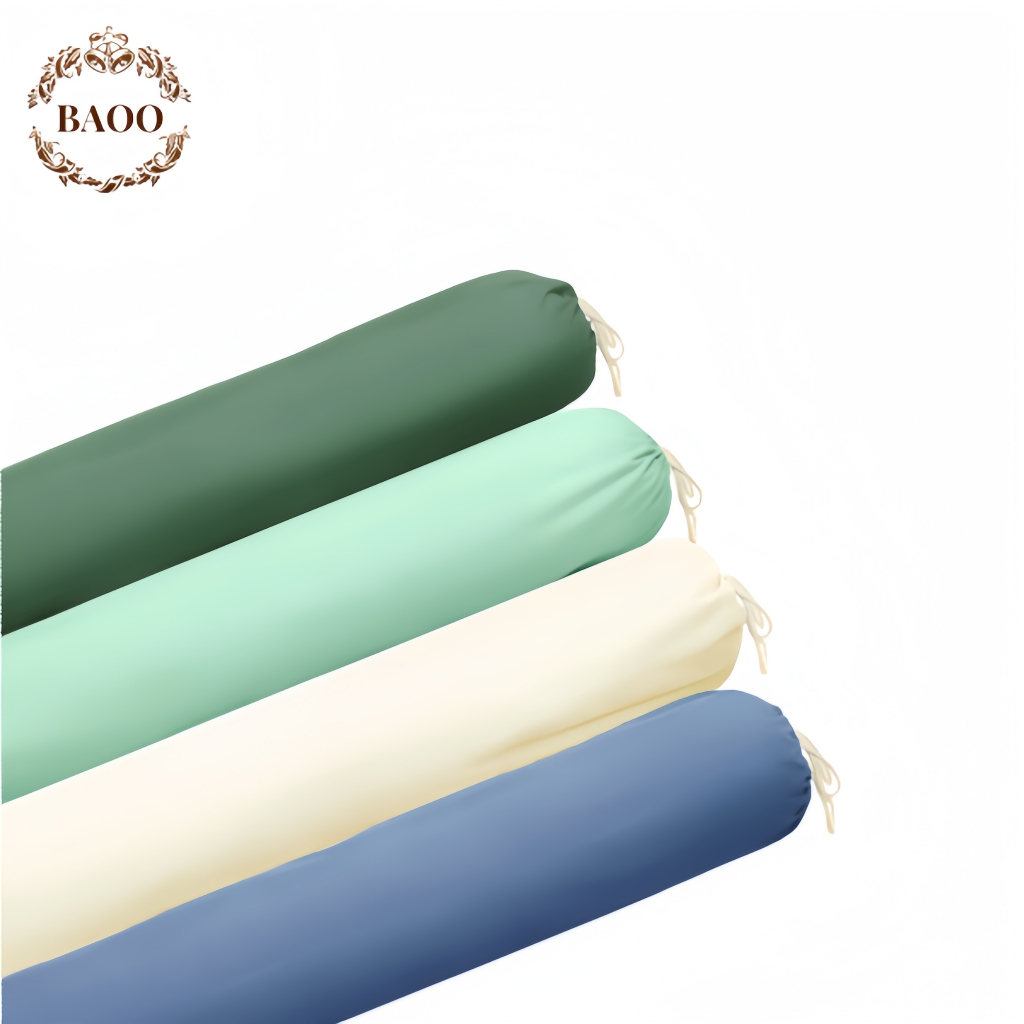 ปลอกหมอนยาว ปลอกหมอนข้าง1ใบ40 x 8 นิ้ว (100 x 22 ซม) สีทึบ