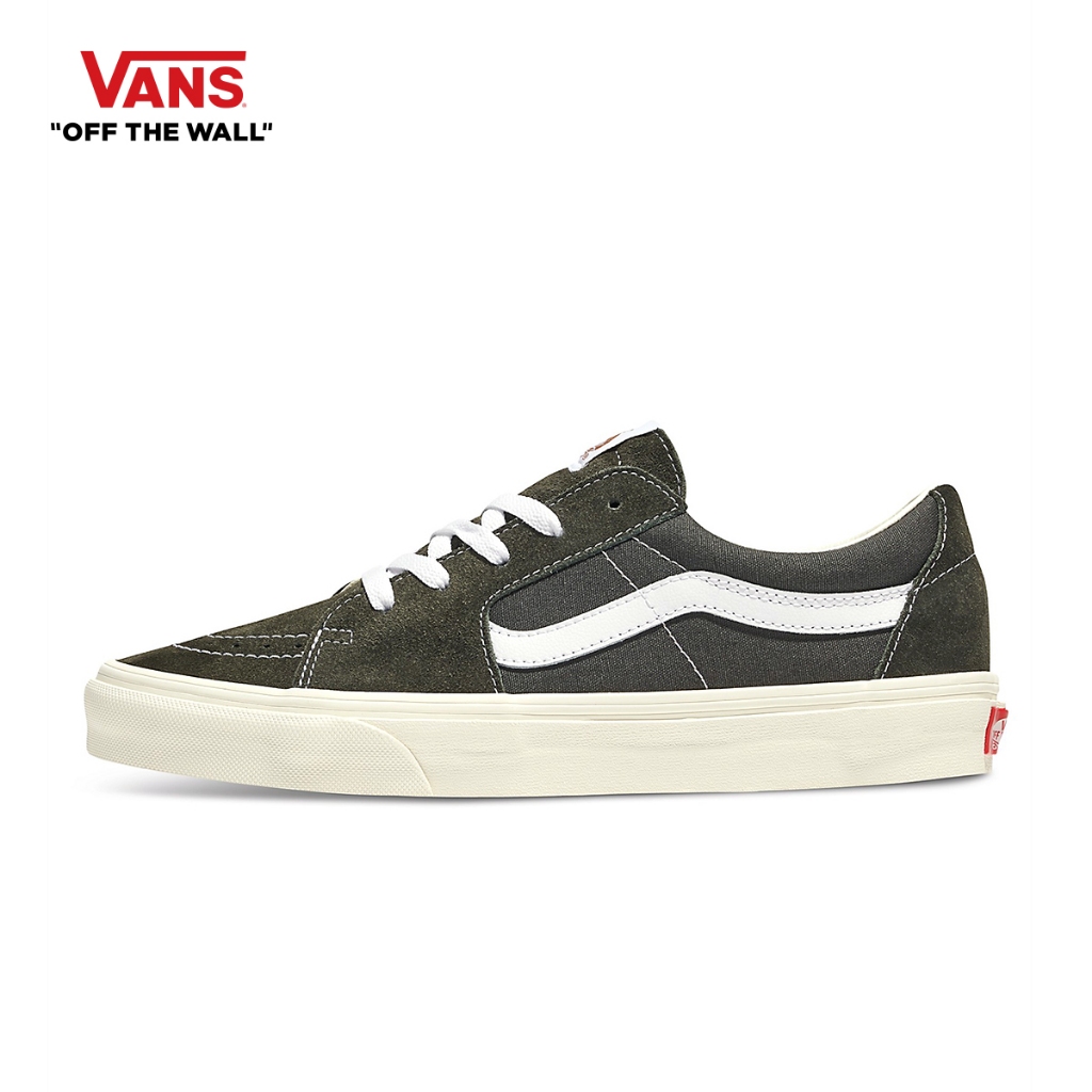 VANS SK8-LOW CANVAS/SUEDE BLACK INK รองเท้าผ้าใบ ผู้ชาย ผู้หญิง