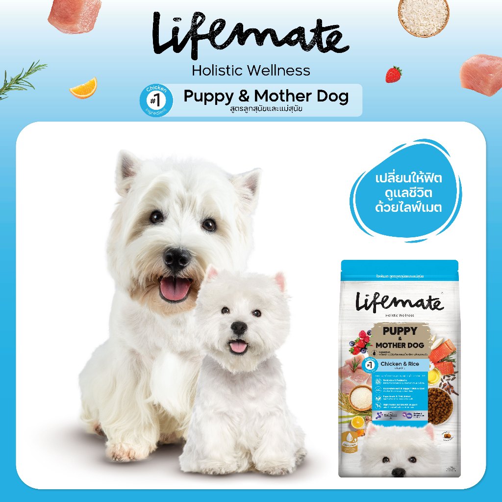 Lifemate Puppy & Mother อาหารสูตรแม่สุนัขและลูกสุนัข