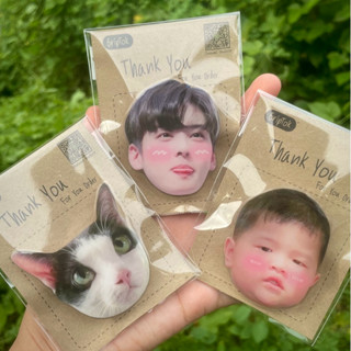 Griptok handmade กริ๊บต๊อกไดคัทสั่งทำ (ฐานสีขาวกาว3m)