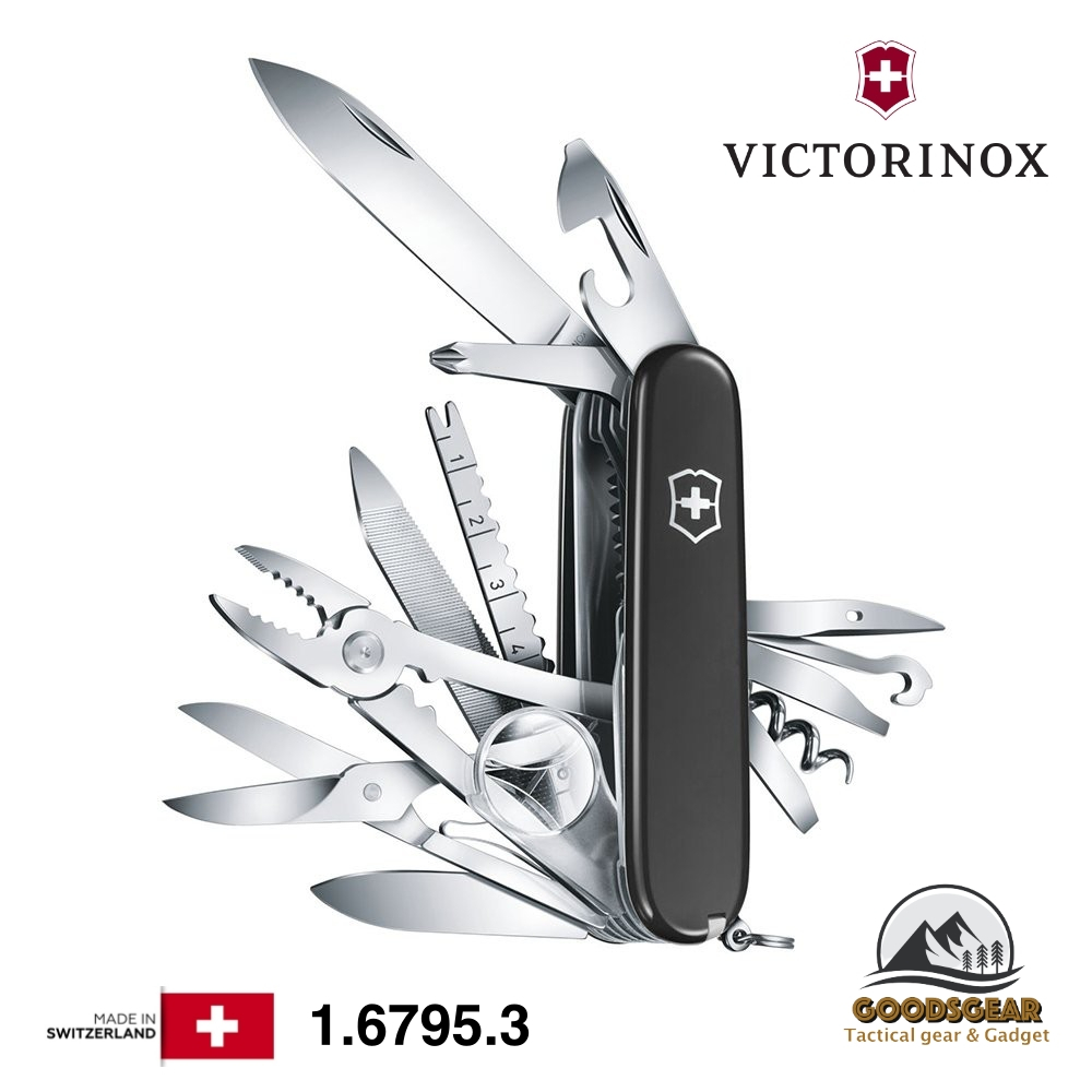 มีดอเนกประสงค์ Victorinox SwissChamp-Black 1.6795.3