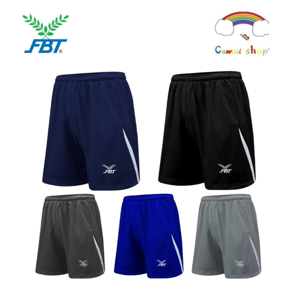 FBT กางเกงกีฬา ไซส์ S-3XL โลโก้ปัก เอวยางยืดพร้อมเชือก 22260