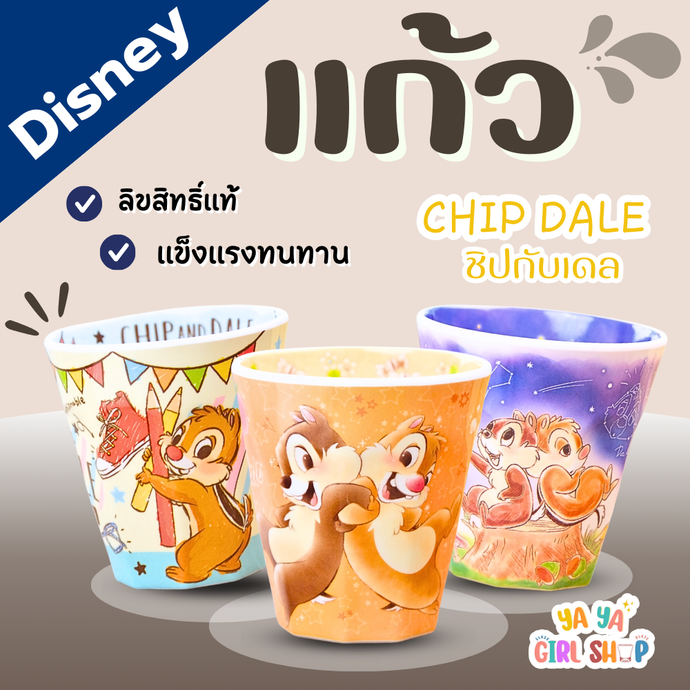 แก้วเมลามีนลายการ์ตูนดิสนีย์ ชิปเดล ชิปแอนด์เดล BZ0-6