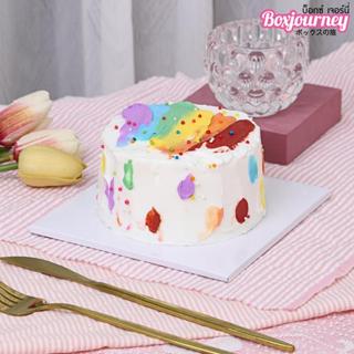 Boxjourney ฐานรองเค้กครึ่งปอนด์ มีให้เลือกหลายแบบ (10ชิ้น/แพ…