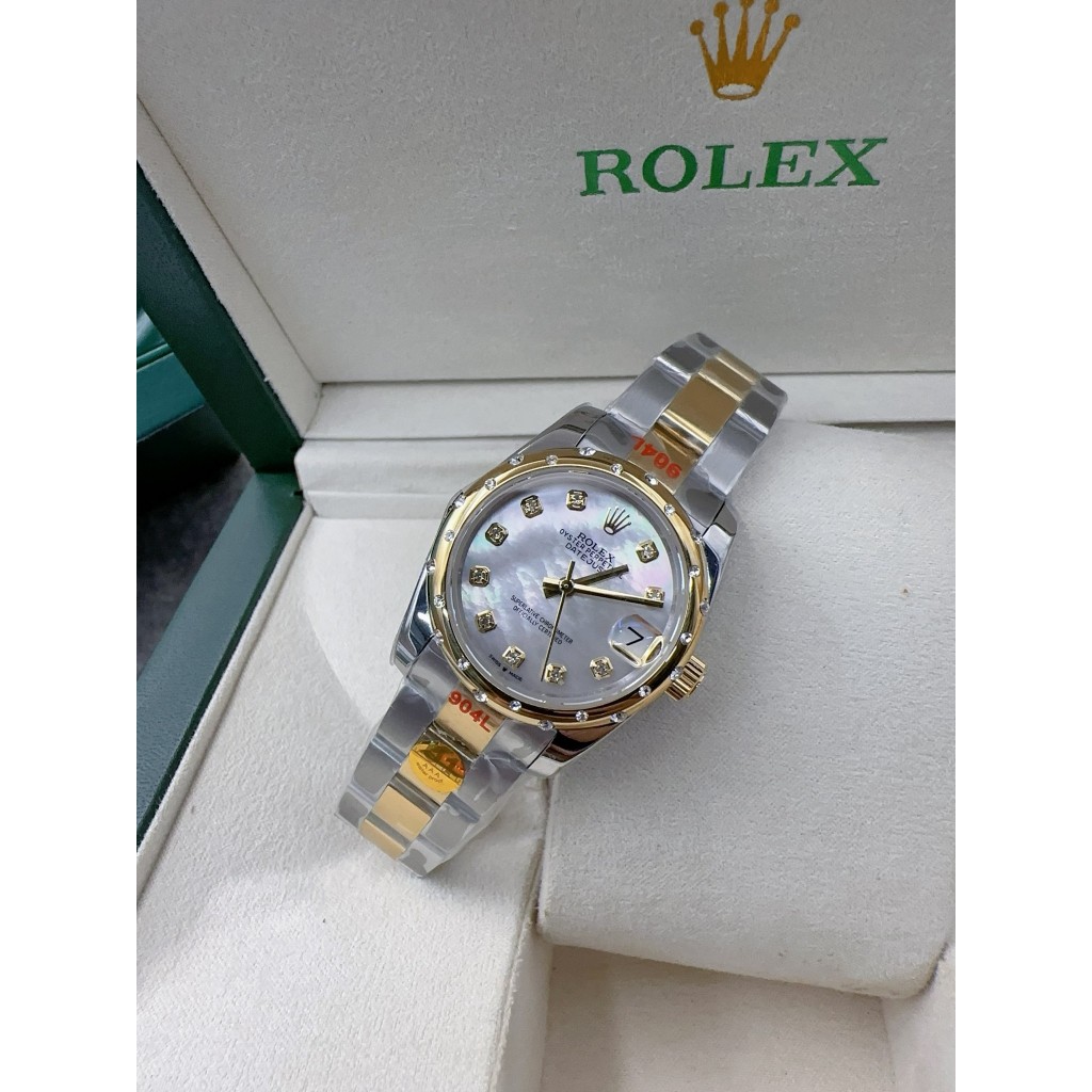 นาฬิกาข้อมือ ROLEX   cc งานสวยเทียบแท้ พร้อมส่งงานสวย