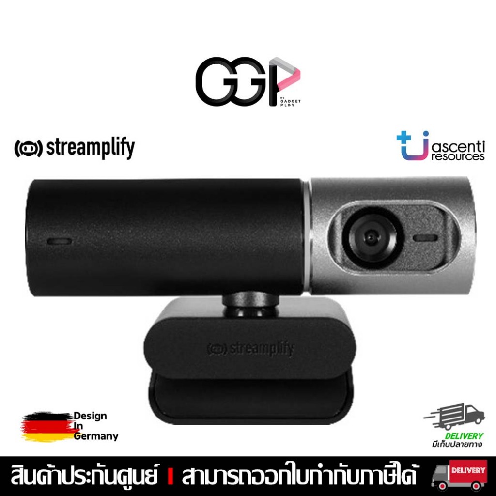 [กรุงเทพฯส่งด่วน] STREAMPLIFY CAM PRO 4K/30FPS : CAM-PRO-4K-8M30-BK WEBCAM เว็ปแคม ไลฟ์สตรีม ประกันศ
