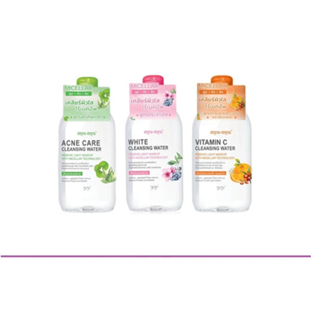 (แท้) Myu-Myu Cleansing Water 300ml มิว มิว แคร์ คลีนซิ่ง วอเตอร์ เช็ดเครื่องสำอาง (1 ชิ้น)