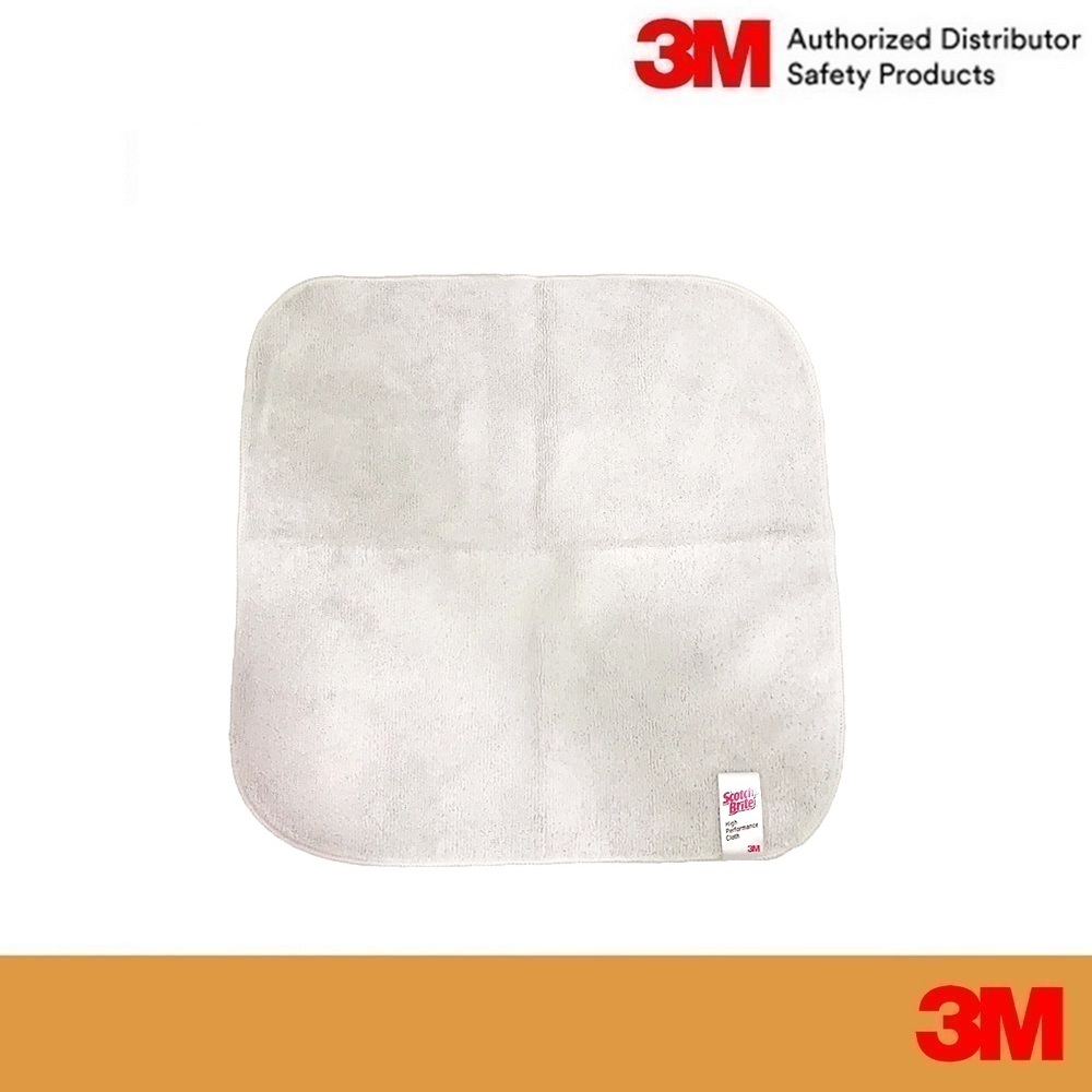 3M ผ้าเช็ดไมโครไฟเบอร์ สีเทา 30x30cm ขอบโค้ง Detailing Cloth Microfiber