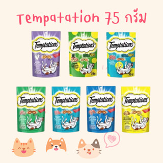 Temptation เทมเตชั่น ขนมแมว แบบเม็ด แมวโต ขนาด75 กรัม