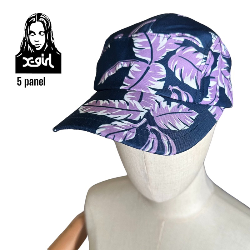 🧢 หมวกทรง 5 panel  X-GIRL