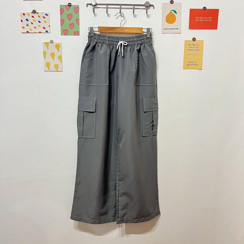 👗👚👖พร้อมส่ง✨กางเกงผ้าคาร์โก้ ป้าย BBear shop มือ2