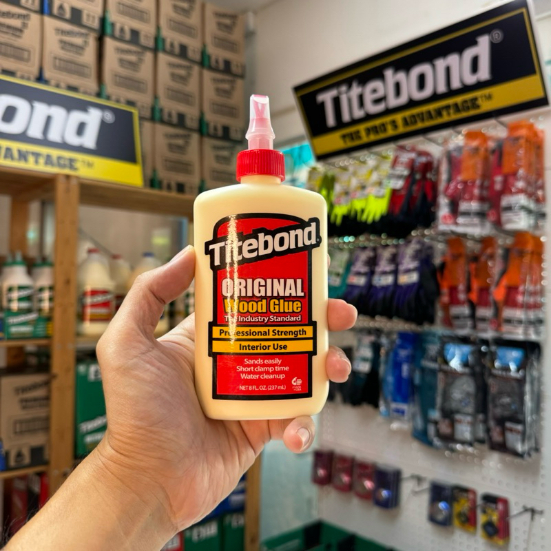 กาว Titebond  8 oz  Original Wood Glue (สีแดง)  กาวไม้ เกรดพรีเมี่ยมจาก USA 🇺🇸